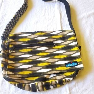Kavu Multicolored Flap Zippered Color Awesome Coordinating Adjustable Strap Tote